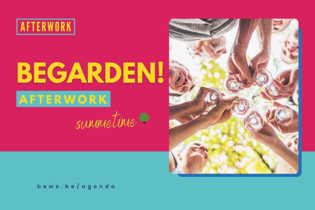 L'afterwork de l'été pour les professionnels de la créativité en Belgique. BeGarden! by BeWe Event