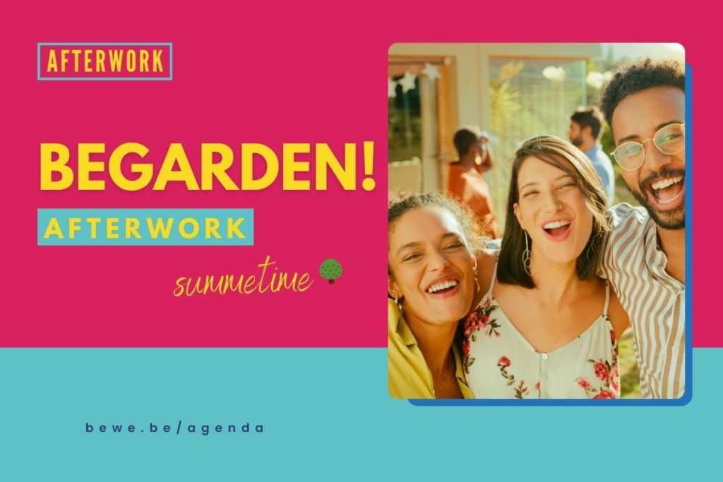 L'afterwork de l'été pour les professionnels de la créativité en Belgique. BeGarden! by BeWe Event